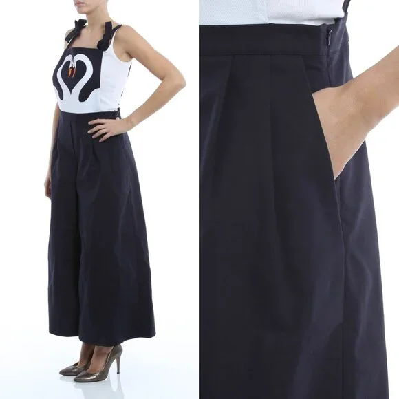 Vivetta Alberta Swans Stretch Cotton Jumpsuit – Size 38 - Picture 2 of 12